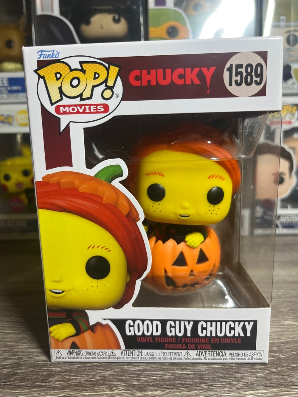 Funko Pop! Chucky Yellow and Orange Pumpkin Figure
